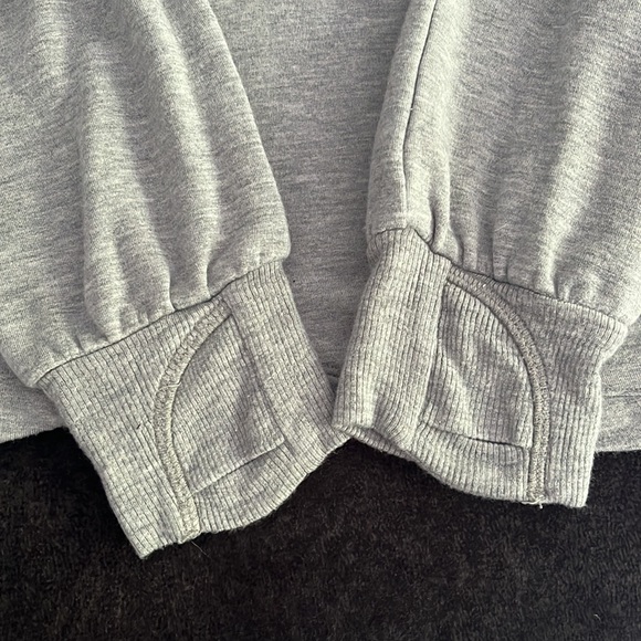 Athleta Girl Soft & Stretchy Hoodie with Crossover Bottom Detail and Thumb Holes - Picture 3 of 5